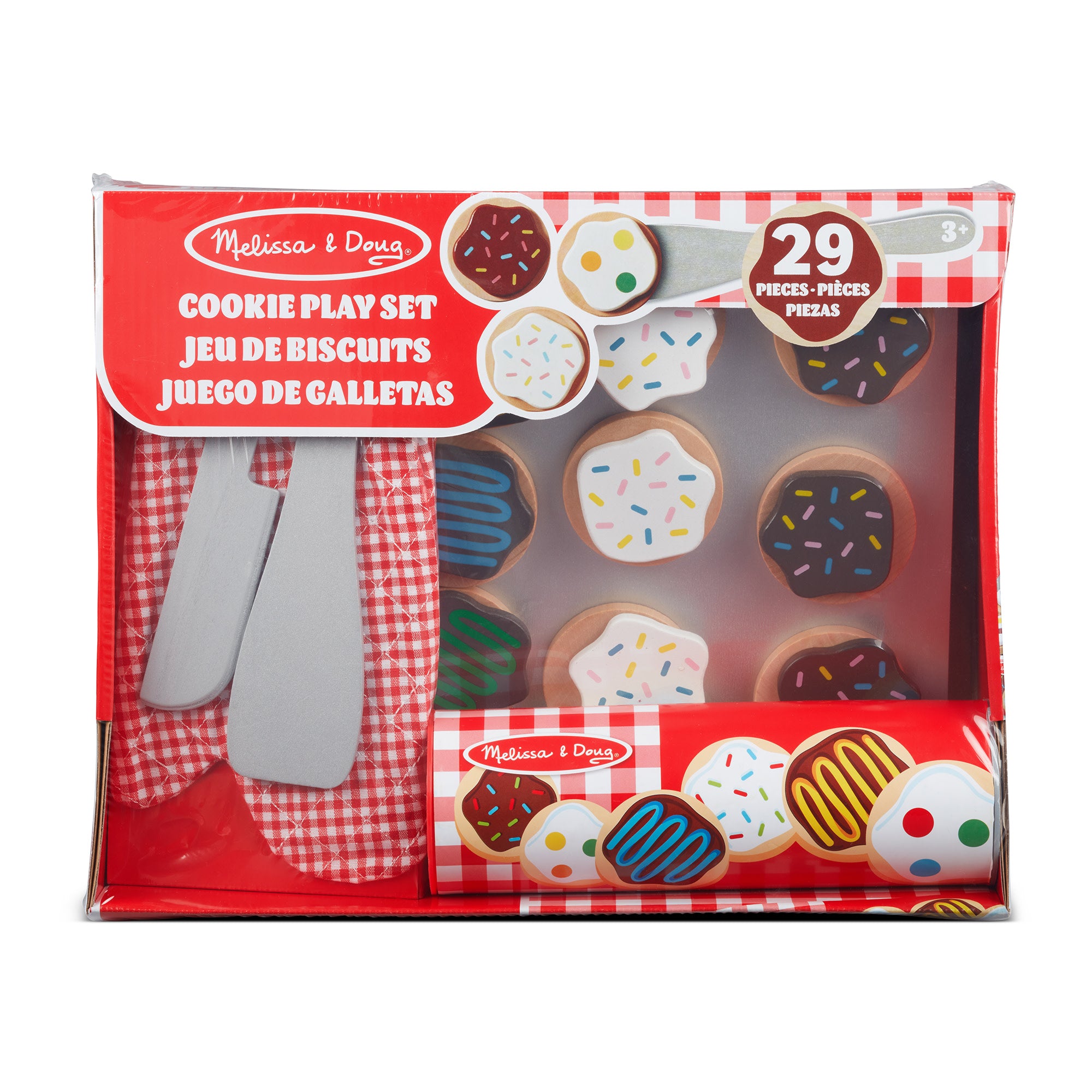 Melissa & Doug Slice & Bake Cookie Set - Wooden Play Food - Image 3