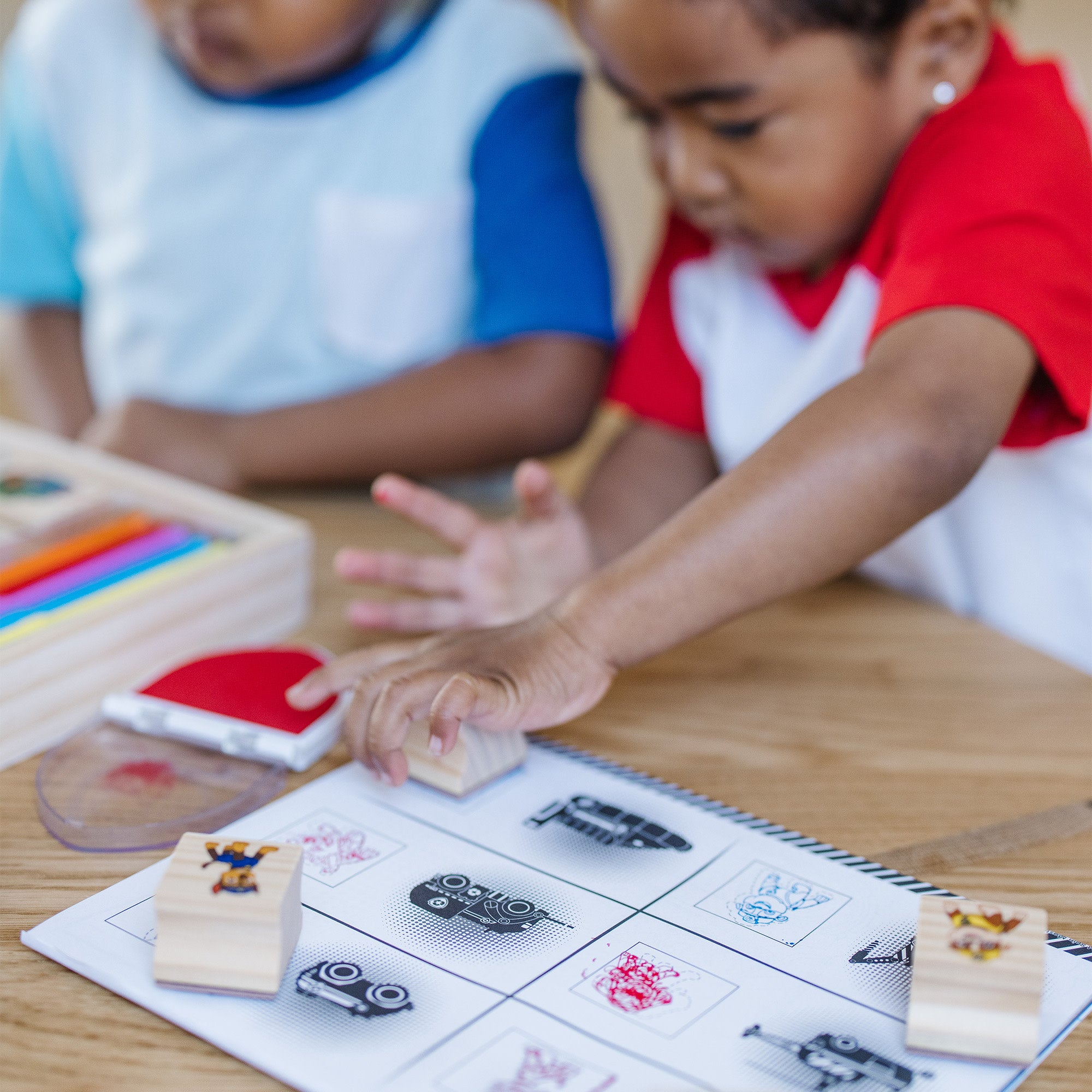 Melissa & Doug PAW Patrol Wooden Stamps Activity Set - Image 6