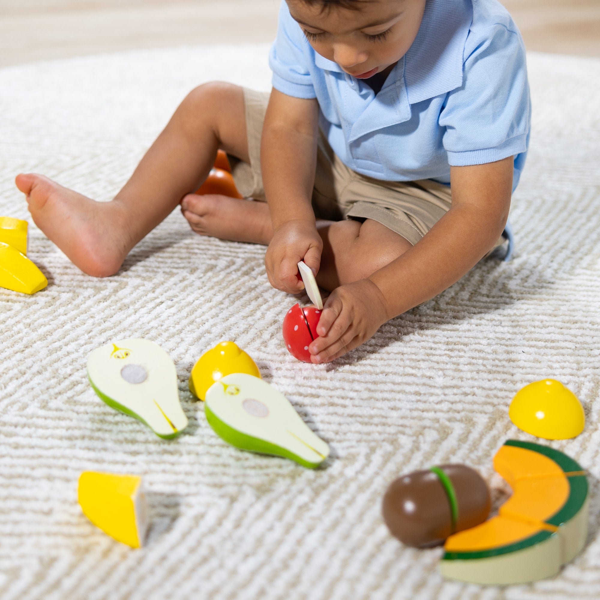Melissa & Doug Wooden Cutting Fruit Play Food - Image 8