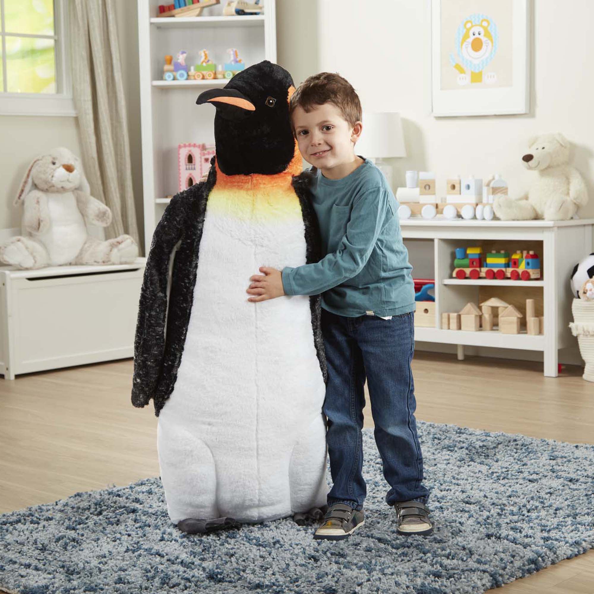 Melissa & Doug Lifelike Plush Emperor Penguin - Image 6