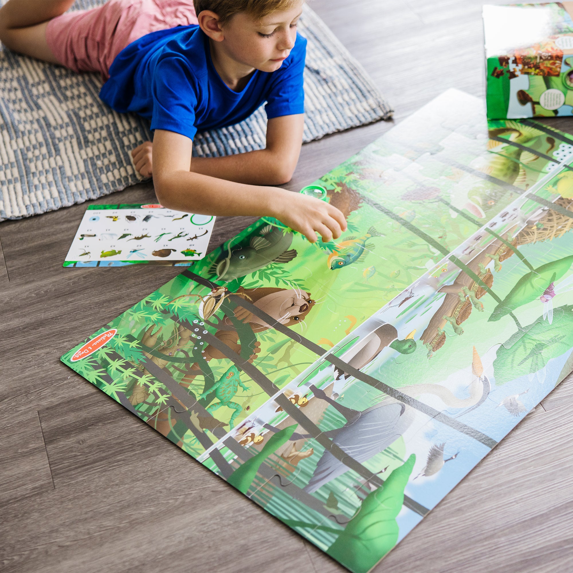 Melissa & Doug Let's Explore Double-Sided Seek & Find Puzzle - Image 5