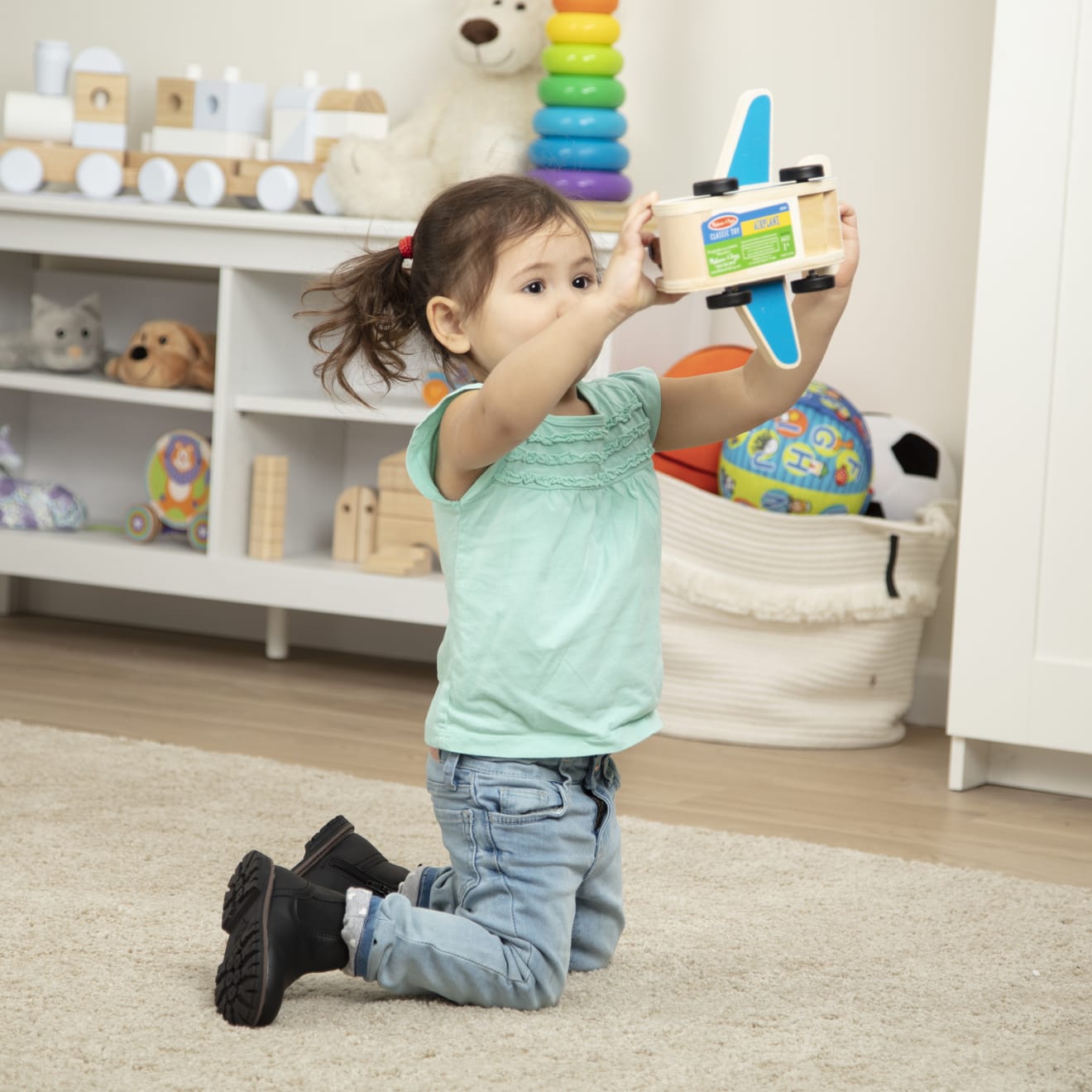 Melissa & Doug Wooden Airplane - Image 6
