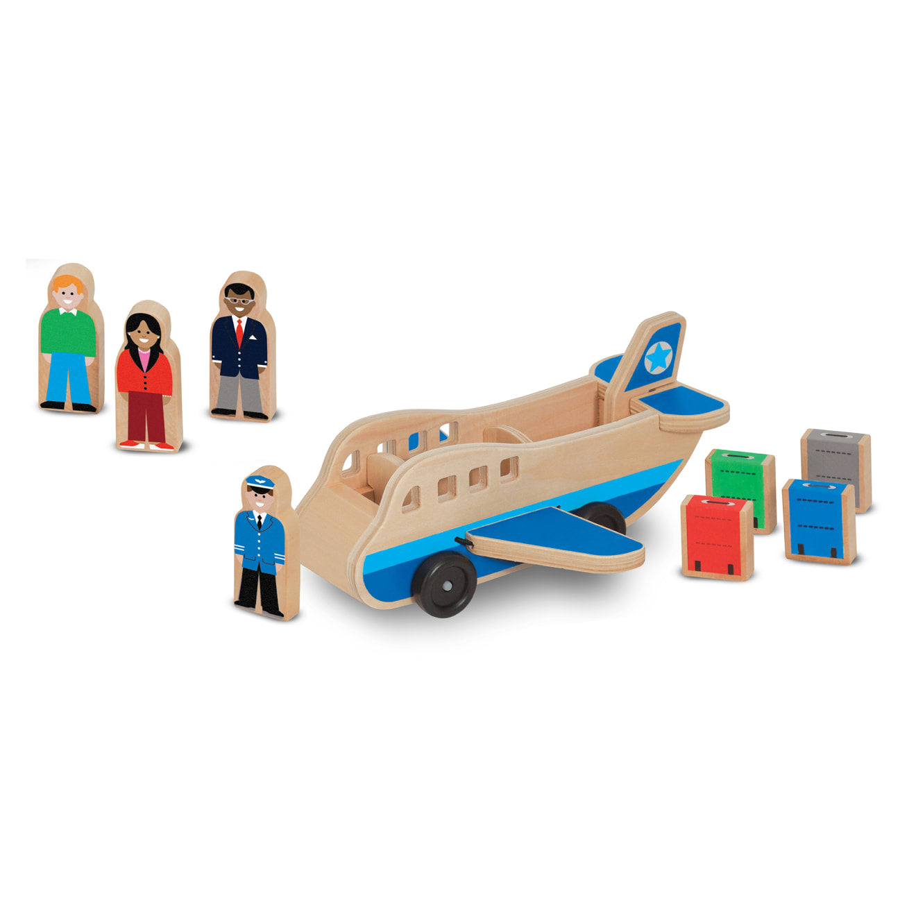 Melissa & Doug Wooden Airplane - Image 4