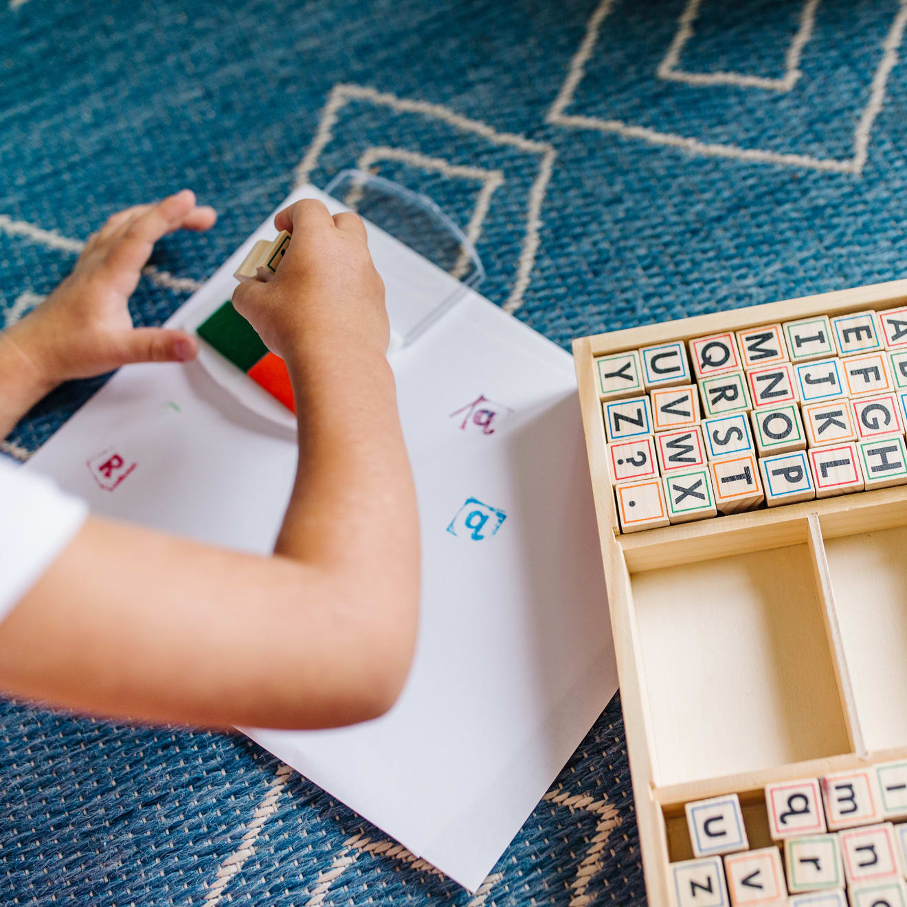 Melissa & Doug Alphabet Stamp Set - Image 2