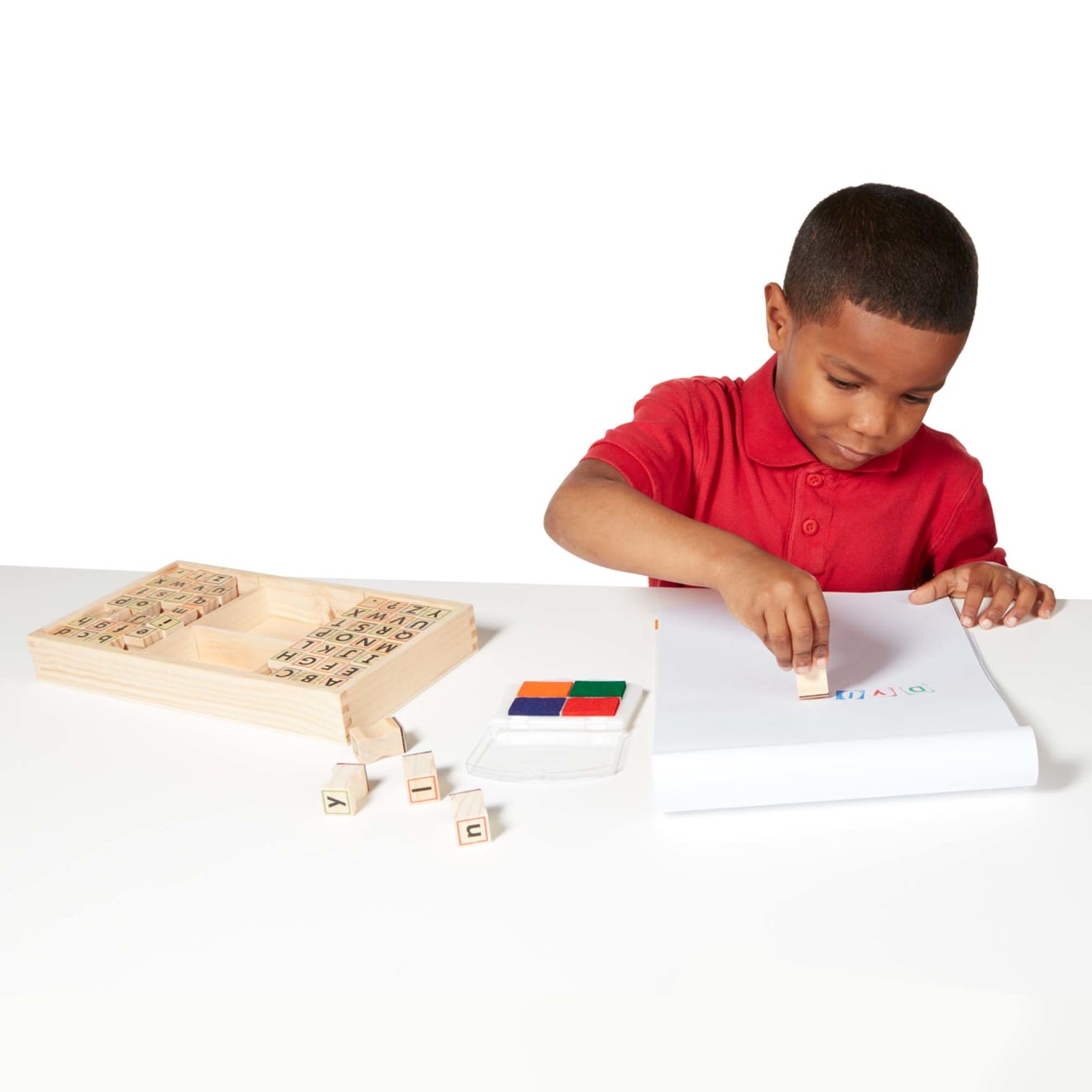 Melissa & Doug Alphabet Stamp Set - Image 8