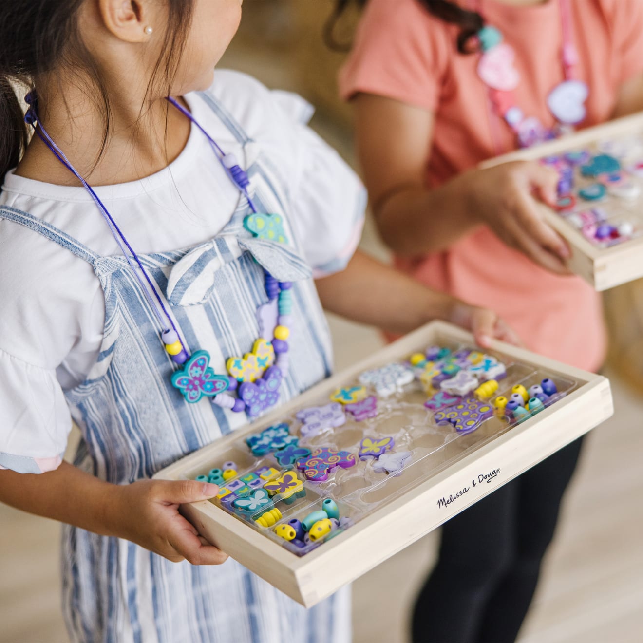 Melissa & Doug Sweet Hearts and Butterfly Friends Bead Set Bundle - Image 2