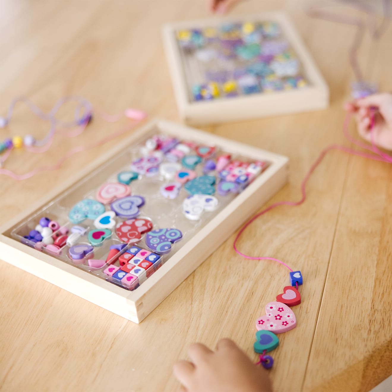 Melissa & Doug Sweet Hearts and Butterfly Friends Bead Set Bundle - Image 9