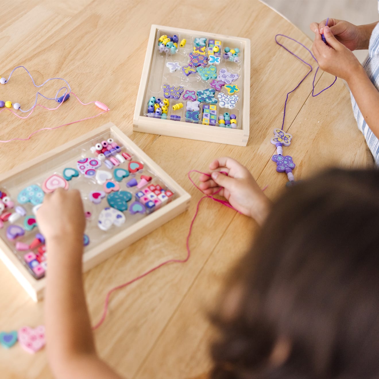 Melissa & Doug Sweet Hearts and Butterfly Friends Bead Set Bundle - Image 7