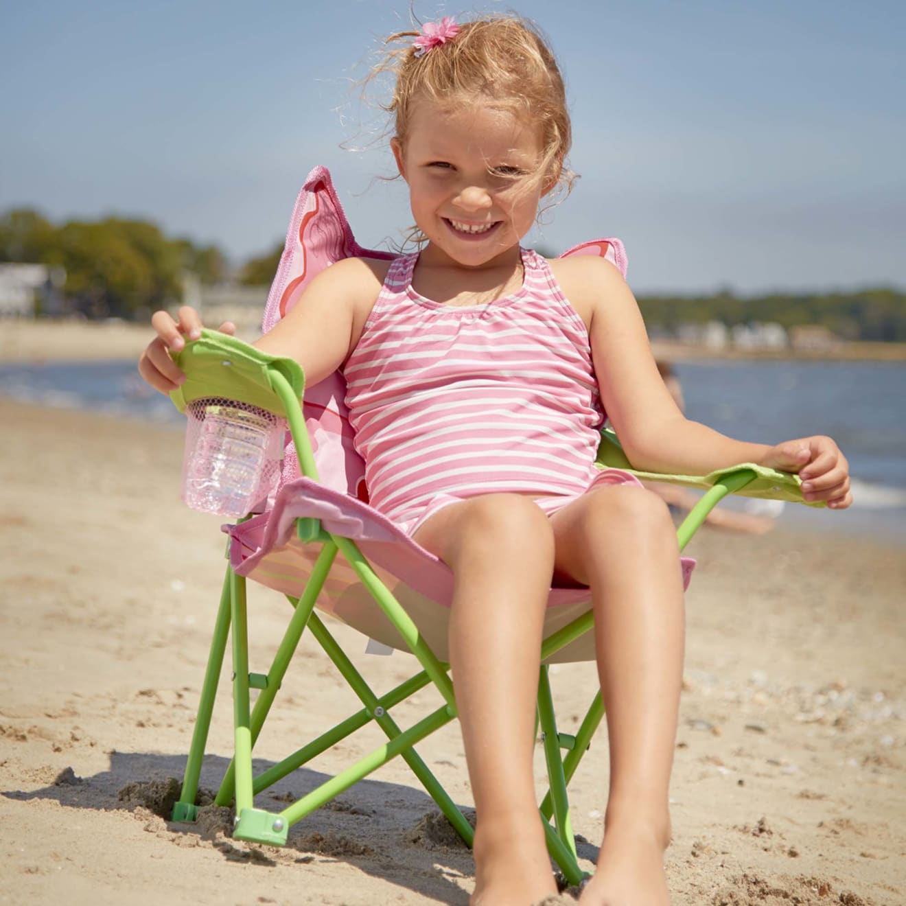 Melissa & Doug Bella Butterfly Child's Outdoor Chair - Image 2
