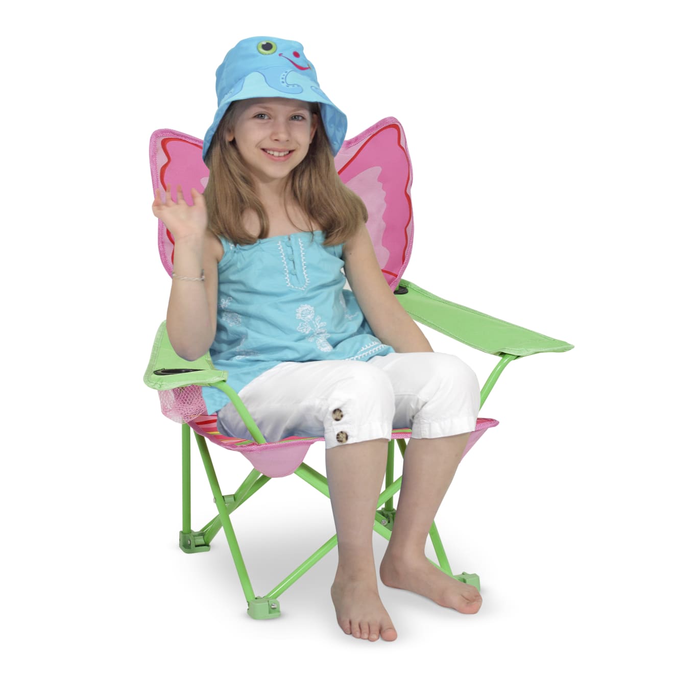 Melissa & Doug Bella Butterfly Child's Outdoor Chair - Image 8