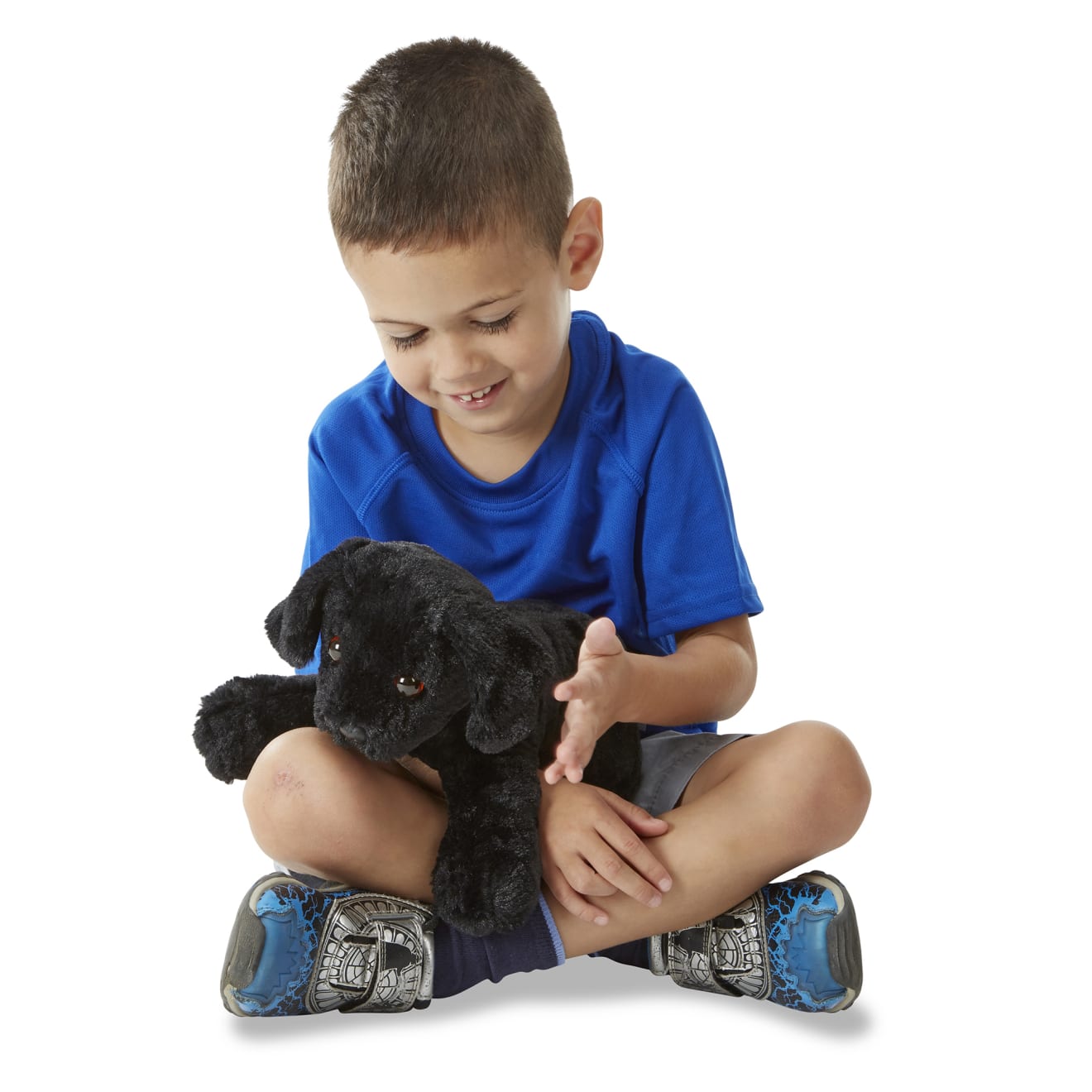 Melissa & Doug Benson Black Lab Puppy Dog Stuffed Animal - Image 8
