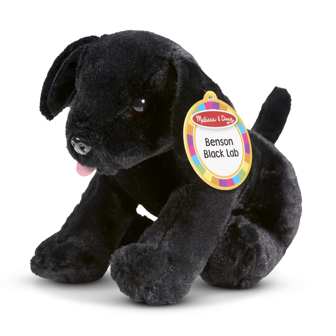 Melissa & Doug Benson Black Lab Puppy Dog Stuffed Animal - Image 3