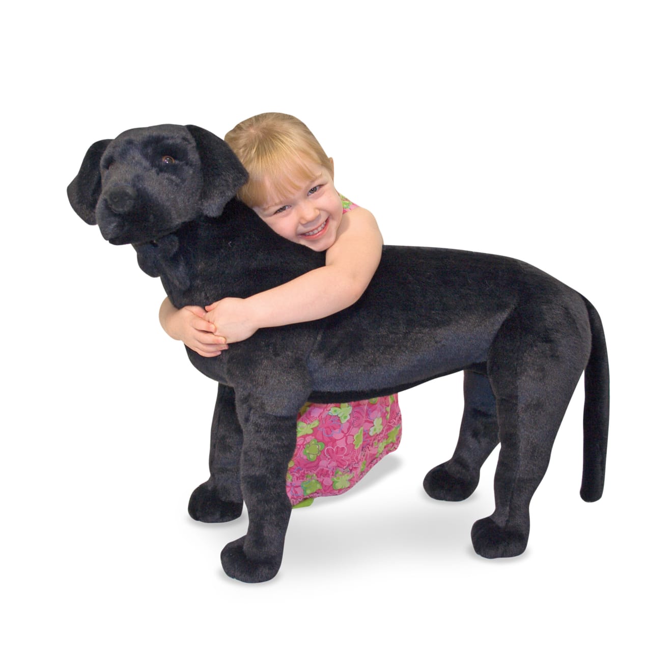 Melissa & Doug Black Lab Giant Stuffed Animal - Image 8