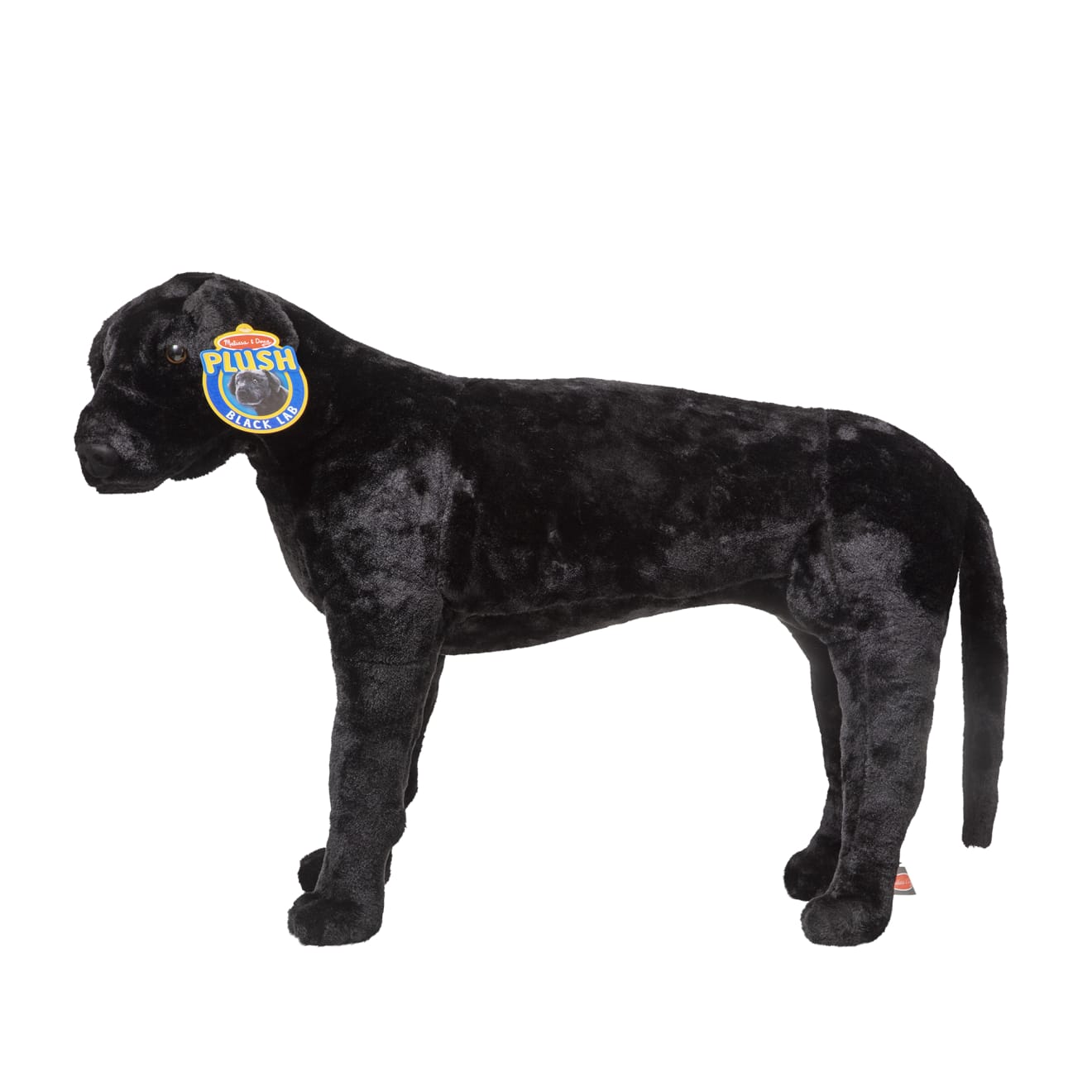 Melissa & Doug Black Lab Giant Stuffed Animal - Image 3