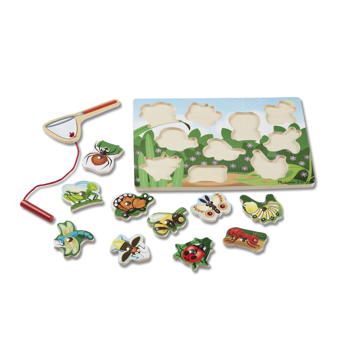 Melissa & Doug Bug-Catching Magnetic Puzzle Game - Image 4