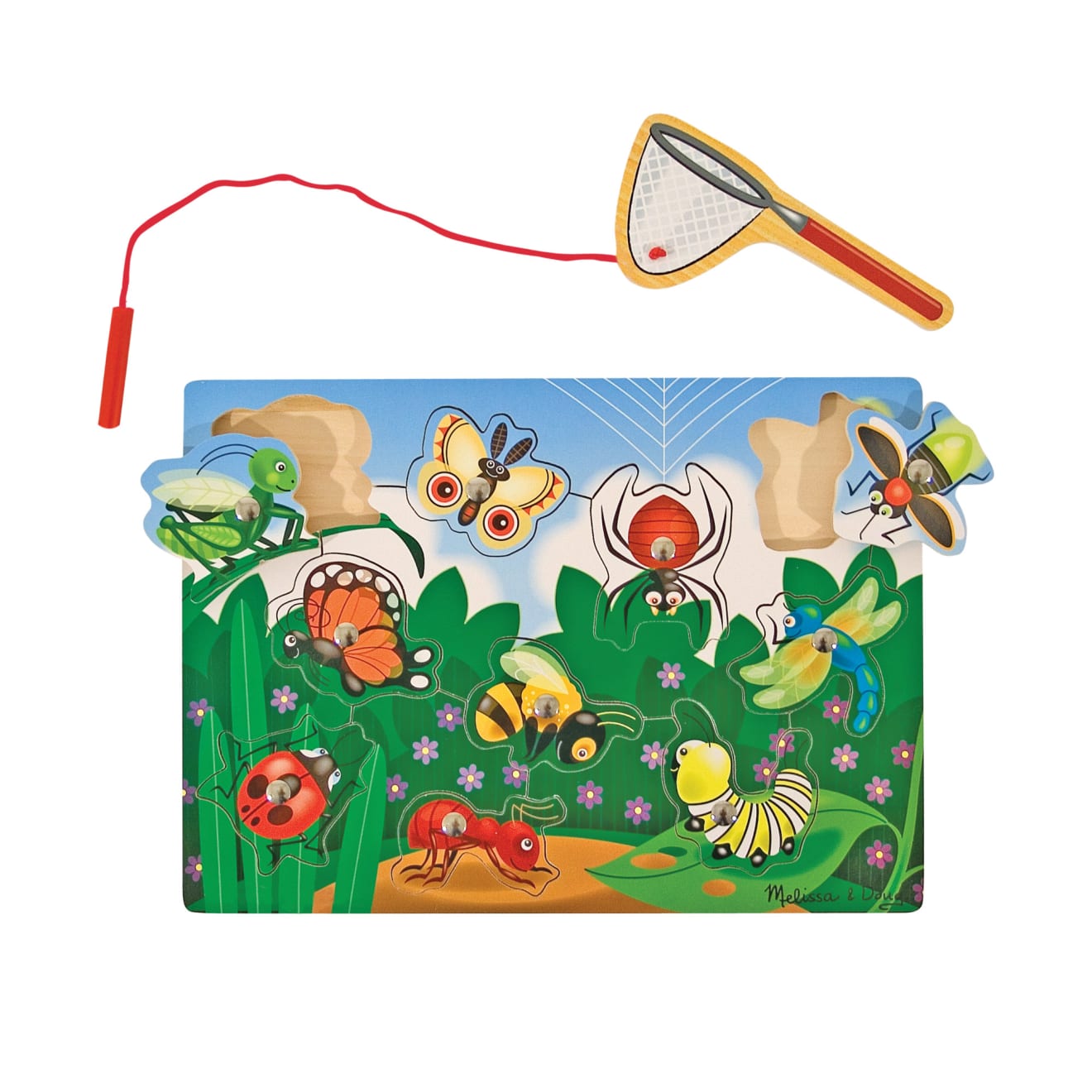 Melissa & Doug Bug-Catching Magnetic Puzzle Game - Image 9
