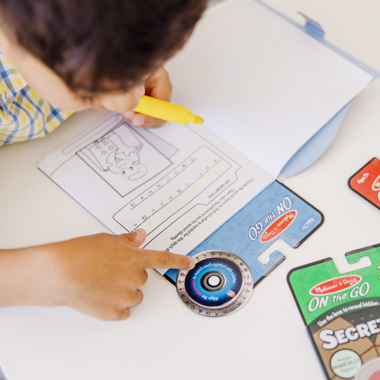 Melissa & Doug Secret Decoder Set - Case of the Slippery Flippers - Image 6