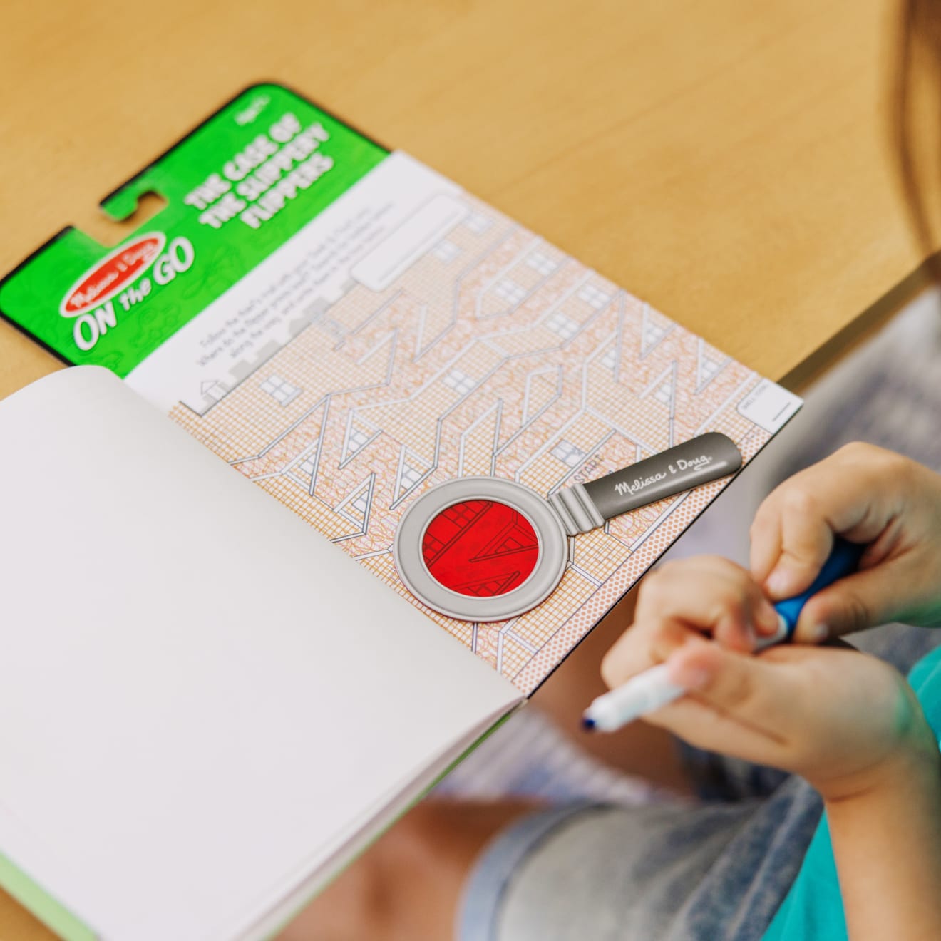Melissa & Doug Secret Decoder Set - Case of the Slippery Flippers - Image 7