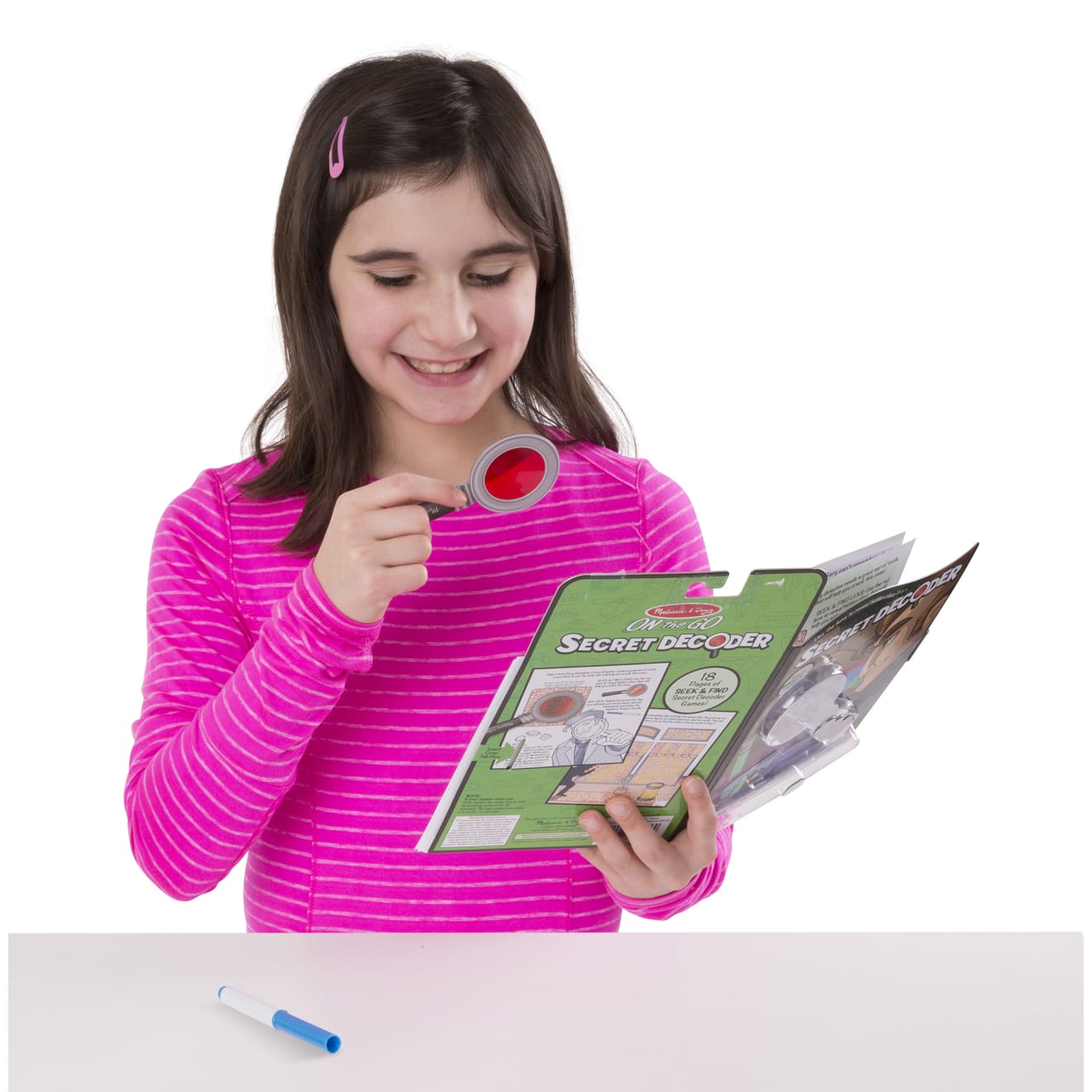 Melissa & Doug Secret Decoder Set - Case of the Slippery Flippers - Image 8