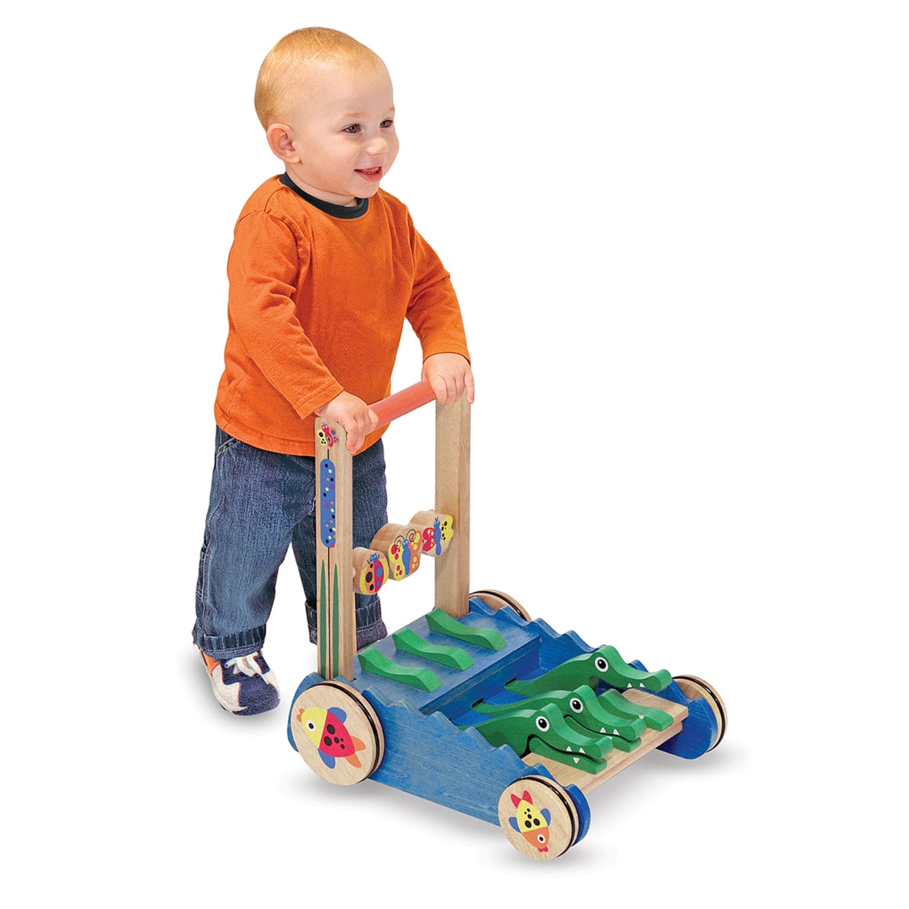 Melissa & Doug Chomp & Clack Alligator Push Toy - Image 6