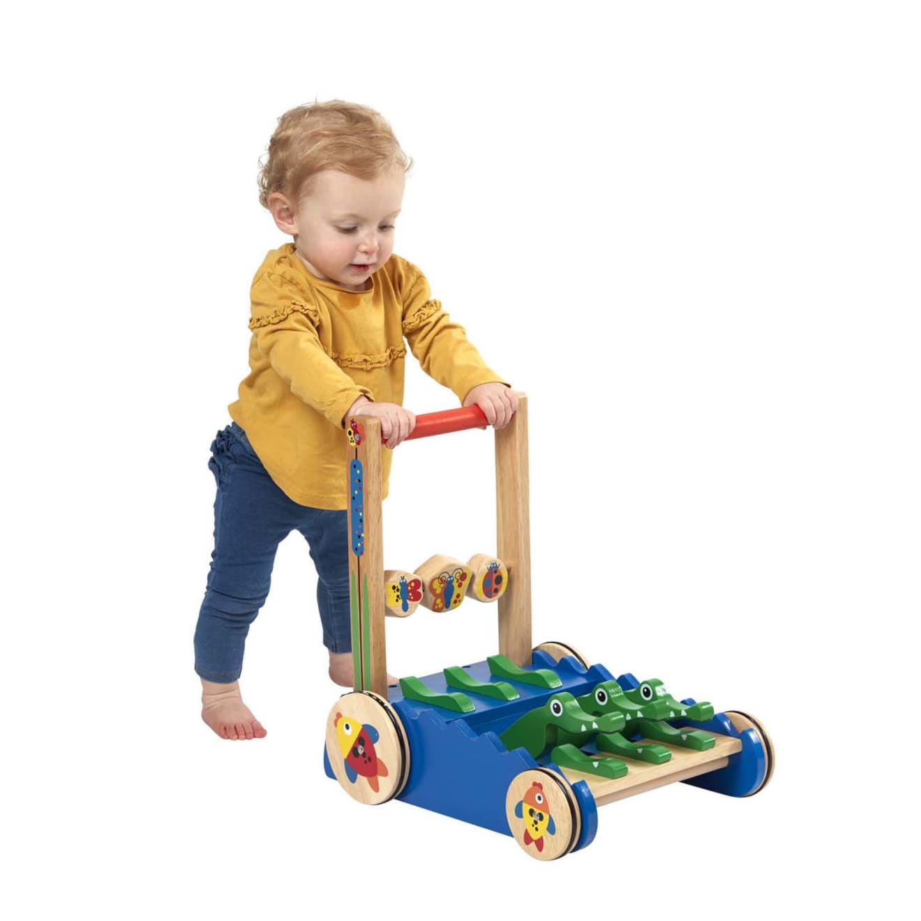 Melissa & Doug Chomp & Clack Alligator Push Toy - Image 7
