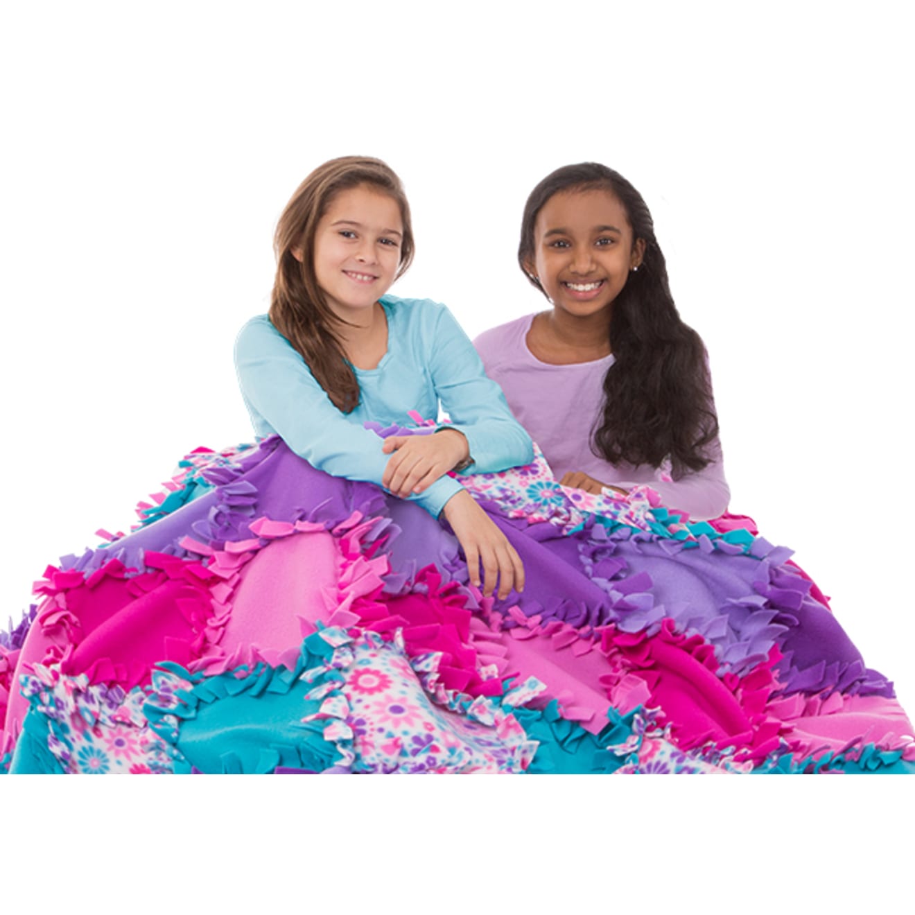 Melissa & Doug Created by Me! Flower Fleece Quilt - Image 8