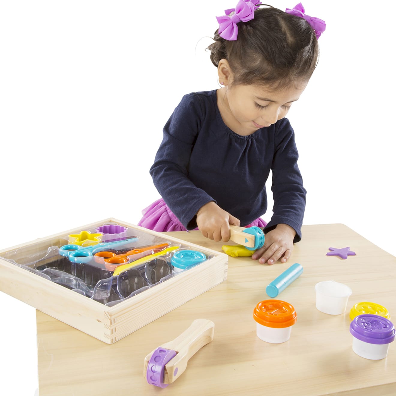 Melissa & Doug Created by Me! Cut, Sculpt & Roll Modeling Dough Kit - Image 8