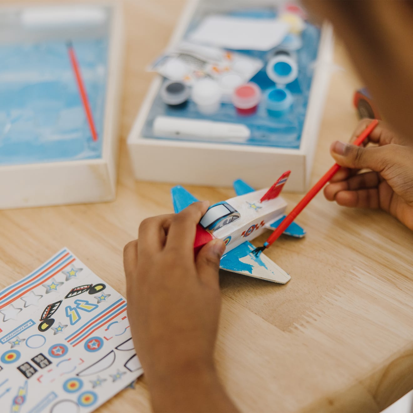 Melissa & Doug Decorate-Your-Own Wooden Plane - Image 5