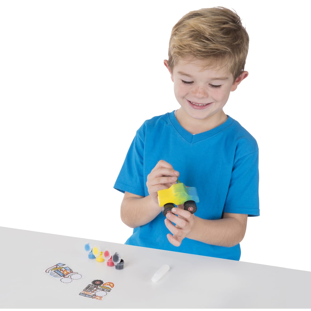 Melissa & Doug Created by Me! Monster Truck Wooden Craft Kit - Image 8