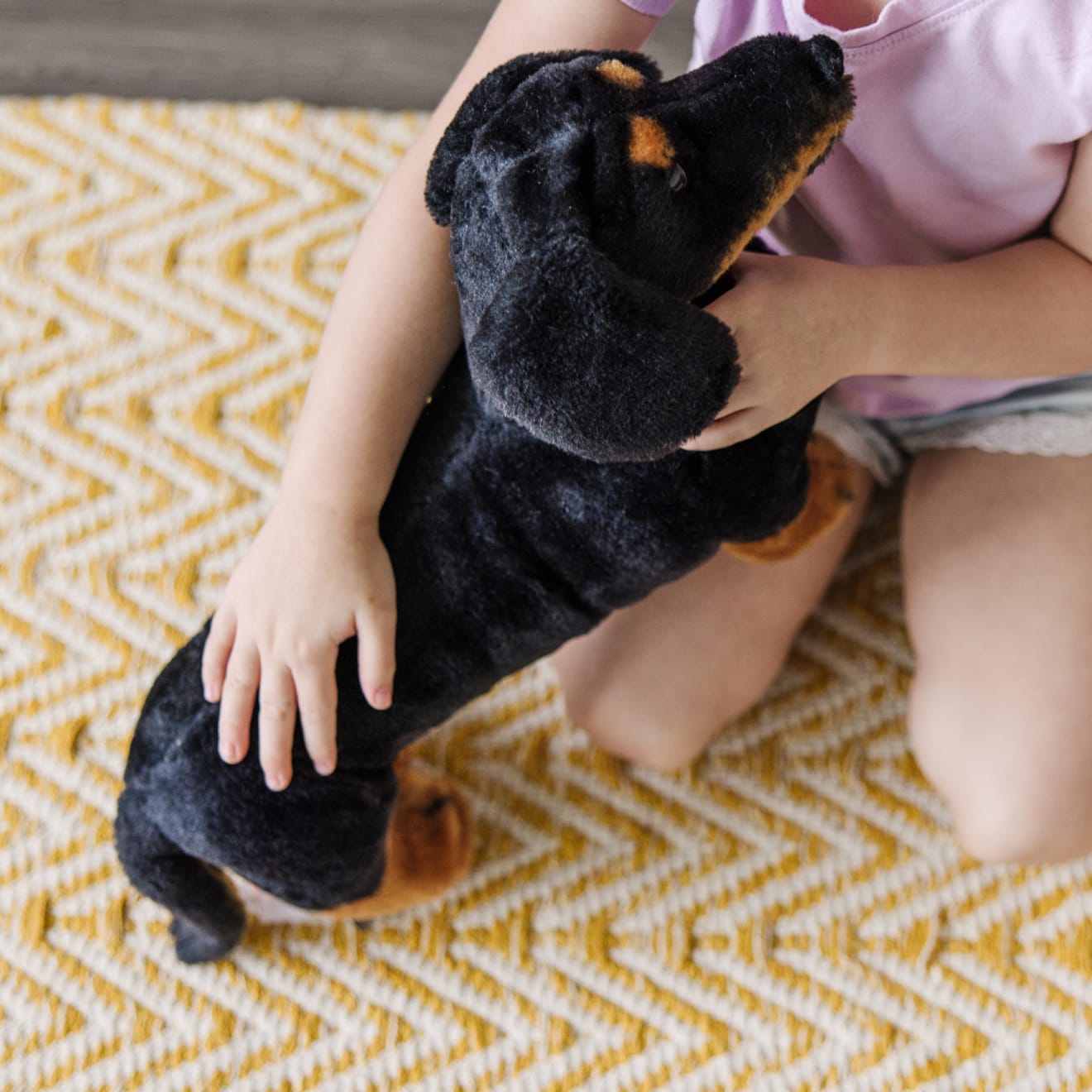 Melissa & Doug Dachshund Dog Giant Stuffed Animal - Image 9