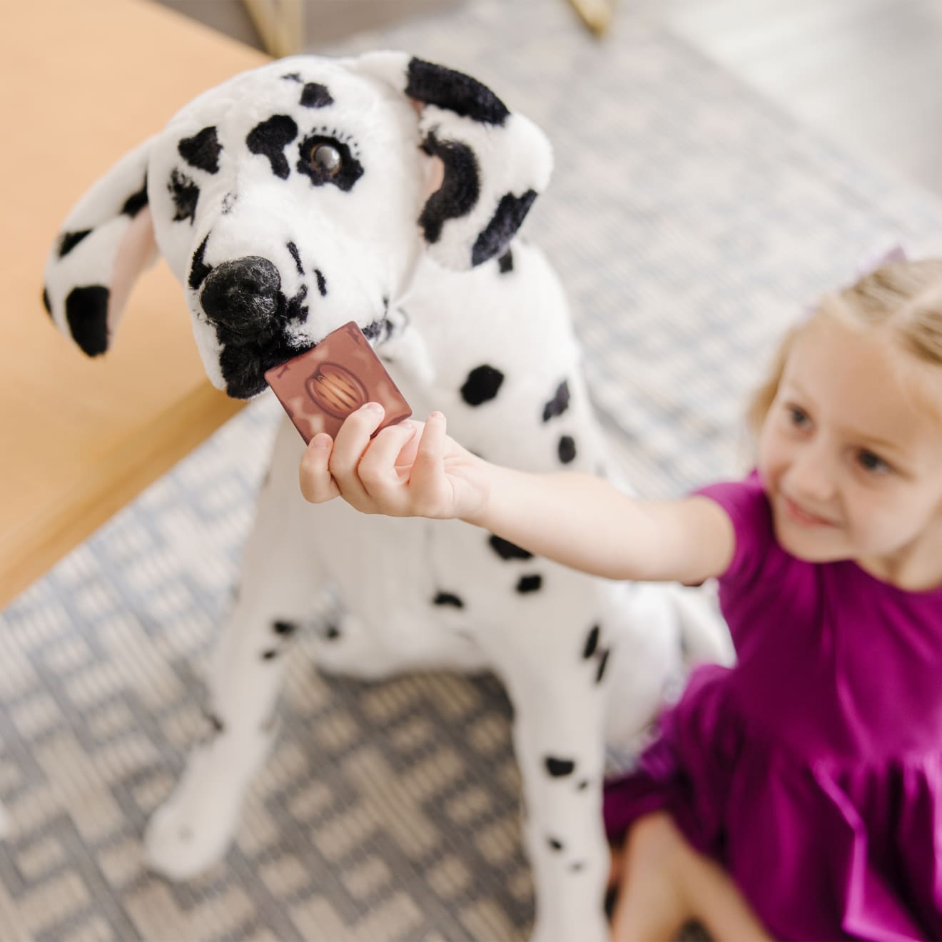 Melissa & Doug Dalmatian Giant Stuffed Animal - Image 2