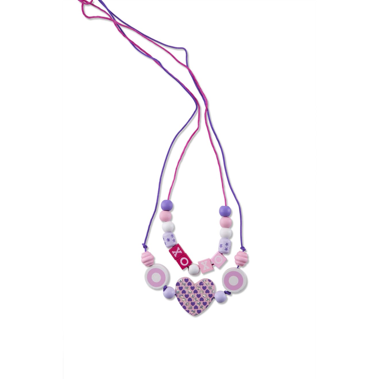 Melissa & Doug Created by Me! Sparkle & Shimmer Beads Wooden Bead Kit - Image 3