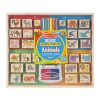 Melissa & Doug Deluxe Wooden Stamp Set - Animals