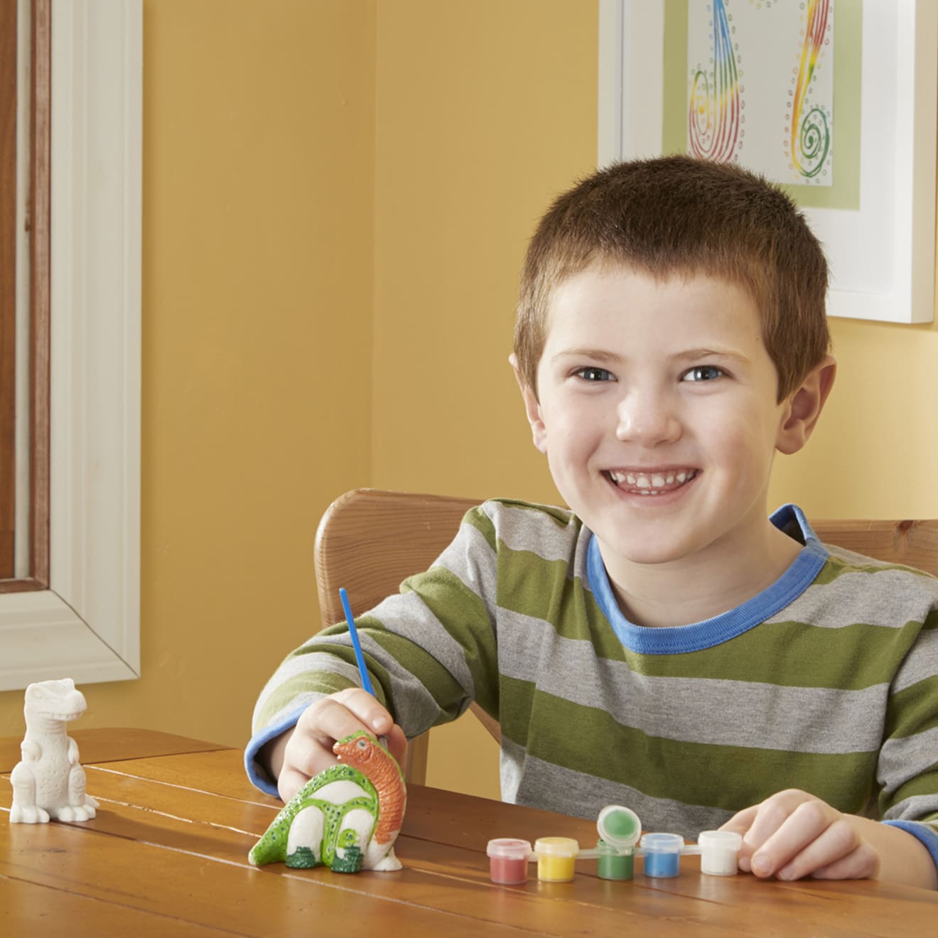 Melissa & Doug Created by Me! Dinosaur Figurines Craft Kit - Image 2