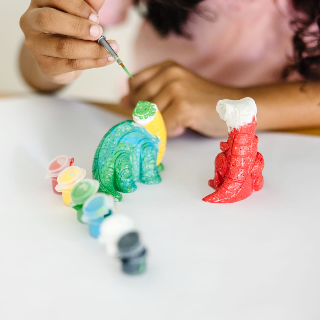 Melissa & Doug Created by Me! Dinosaur Figurines Craft Kit - Image 6