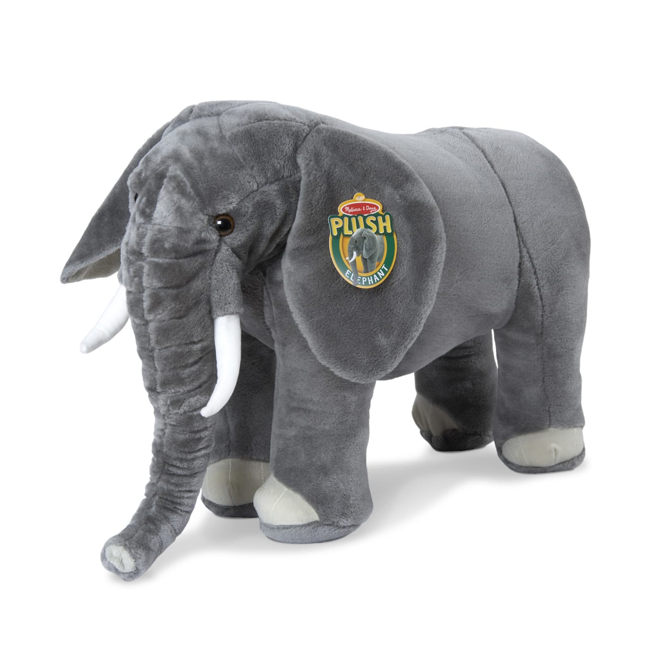 Melissa & Doug Elephant Giant Stuffed Animal - Image 3