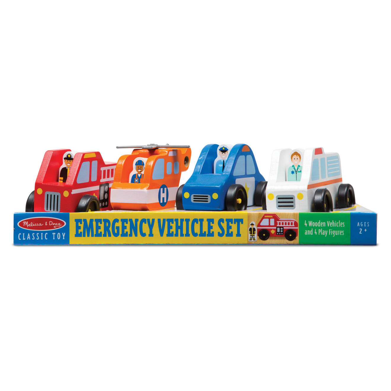 Melissa & Doug Emergency Vehicle Set - Image 3