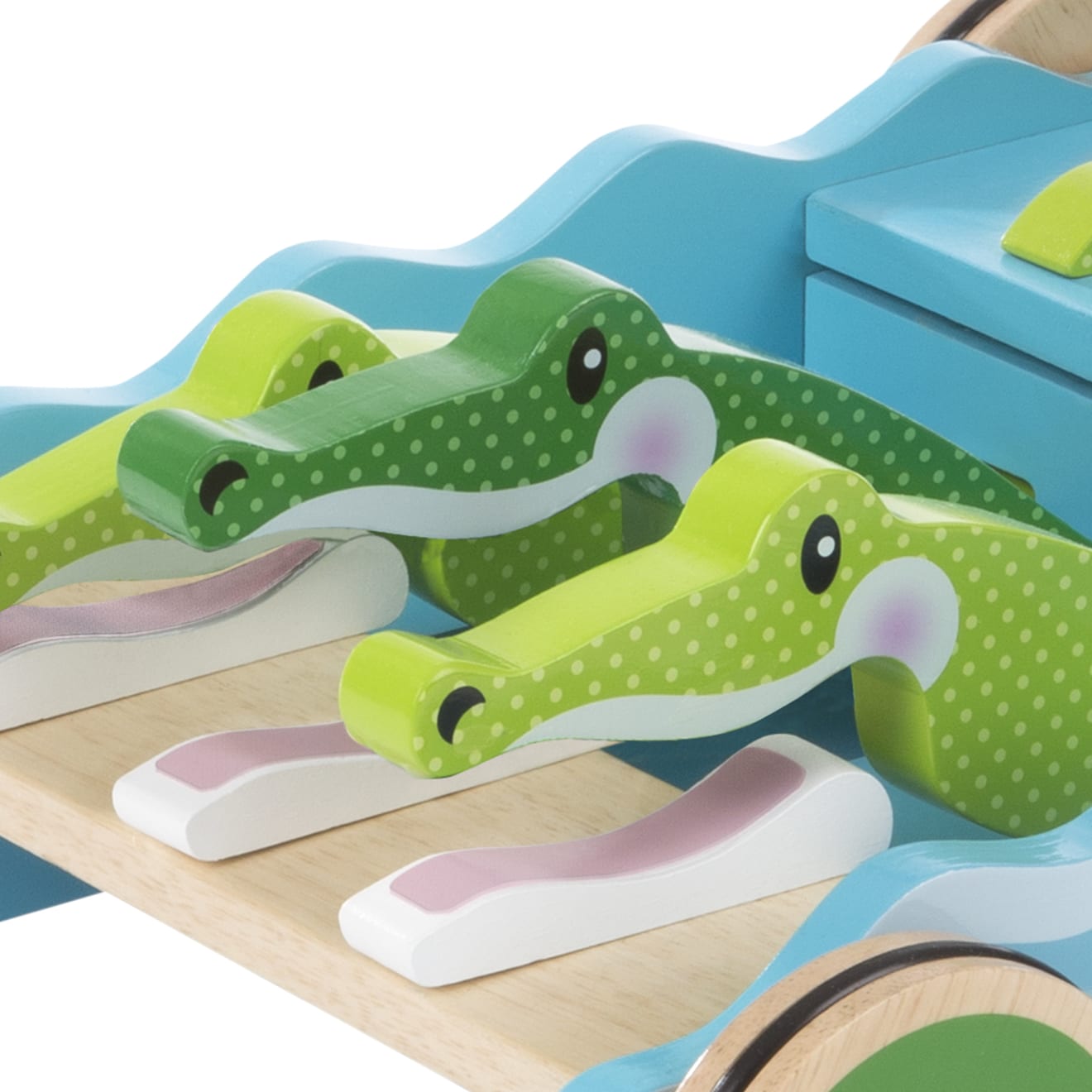 Melissa & Doug First Play Chomp & Clack Alligator Push Toy - Image 4
