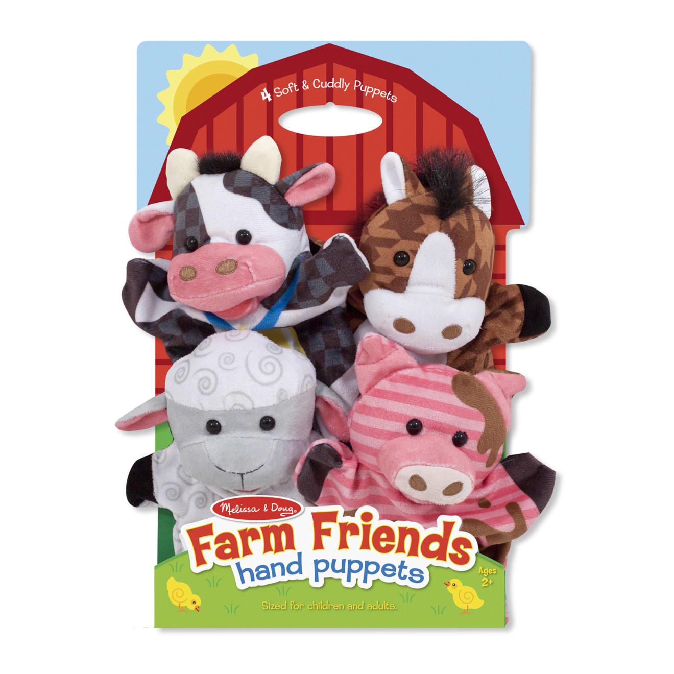 Melissa & Doug Farm Friends Hand Puppets - Image 3