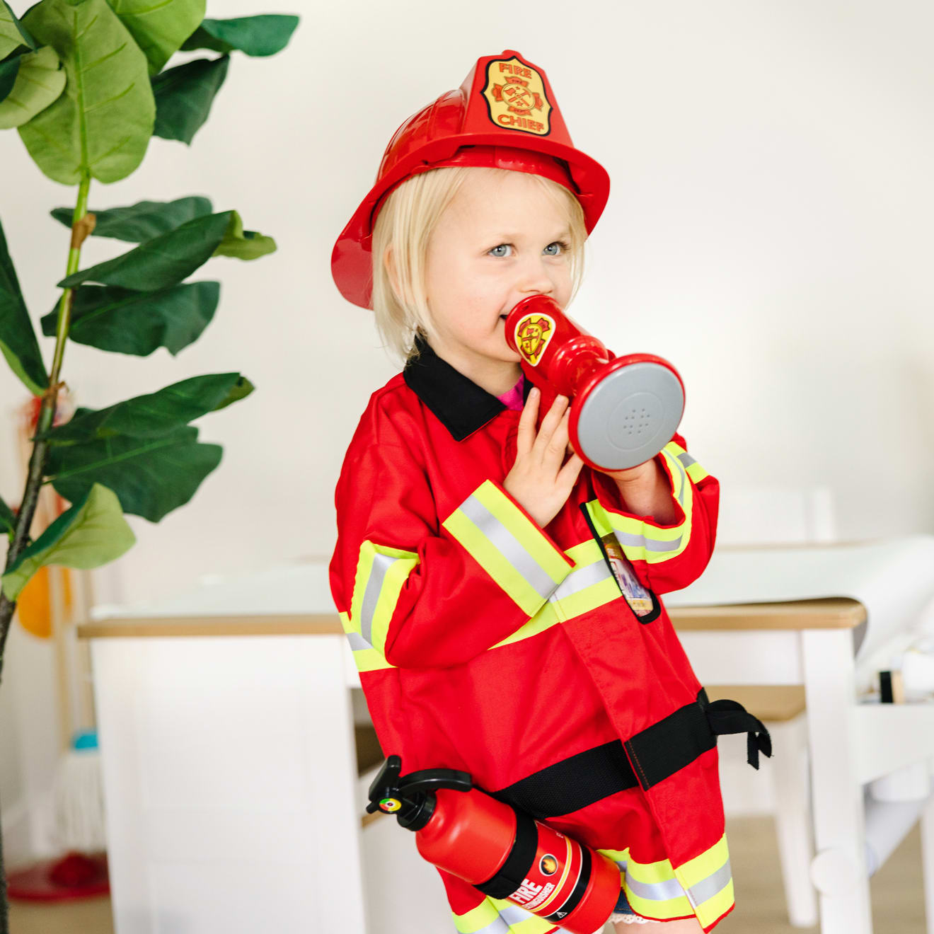 Melissa & Doug Fire Chief Role Play Costume Set - Image 6