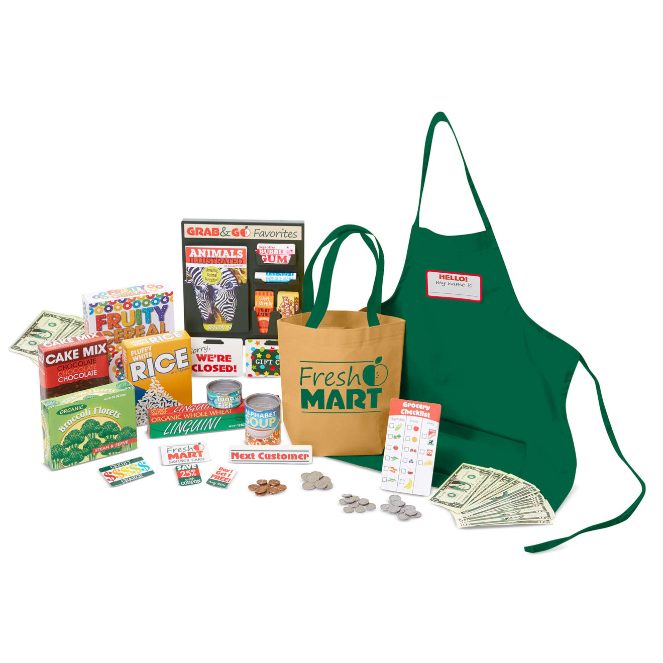 Melissa & Doug Fresh Mart Grocery Store Companion Collection - Image 4