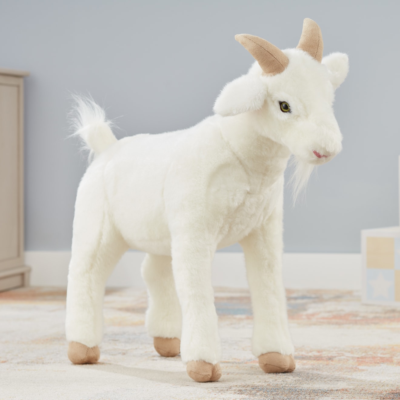 Melissa & Doug Lifelike Plush Goat - Image 9