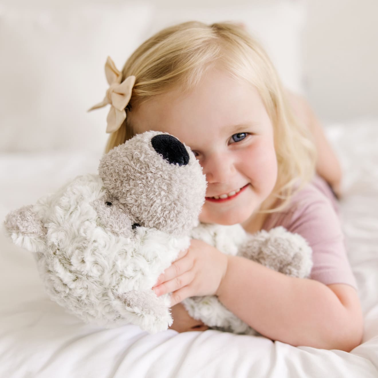 Melissa & Doug Greyson Bear Stuffed Animal - Image 2