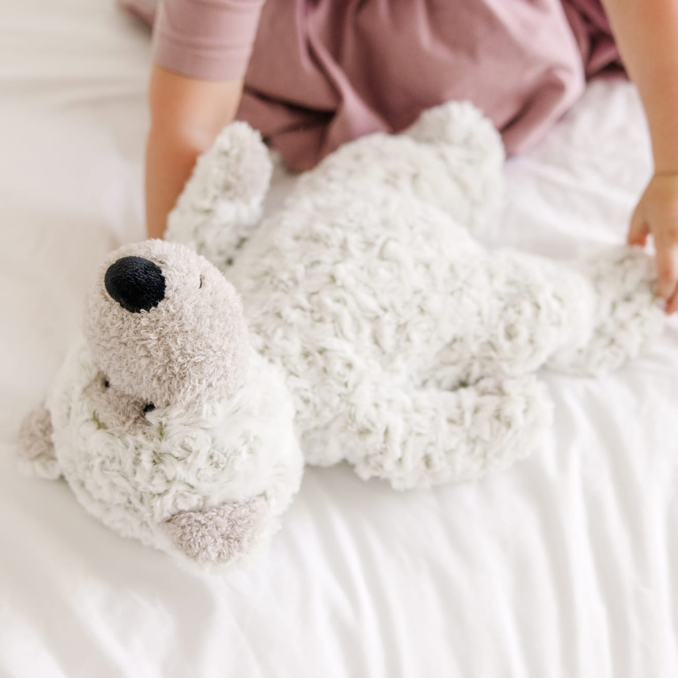 Melissa & Doug Greyson Bear Stuffed Animal - Image 5