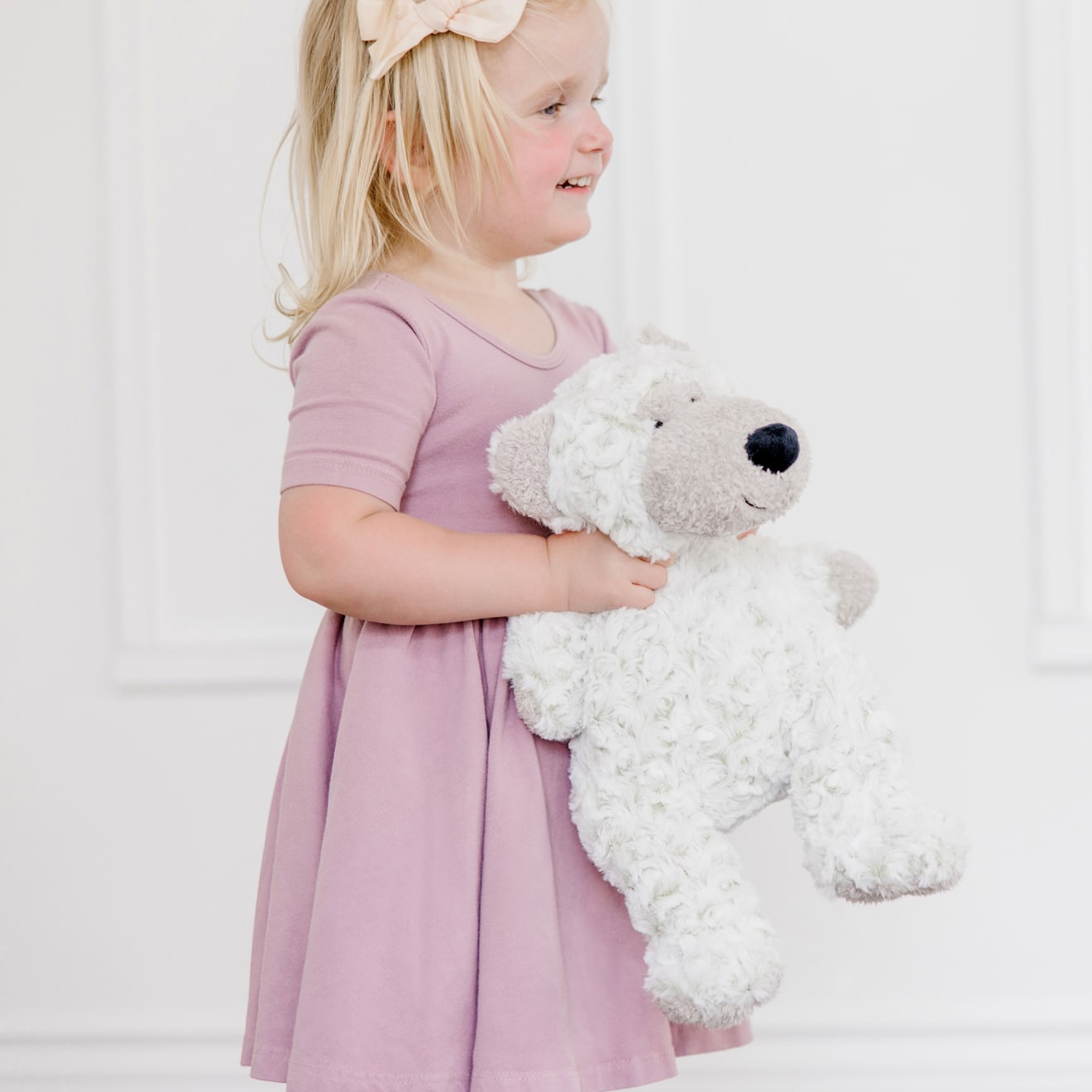 Melissa & Doug Greyson Bear Stuffed Animal - Image 8