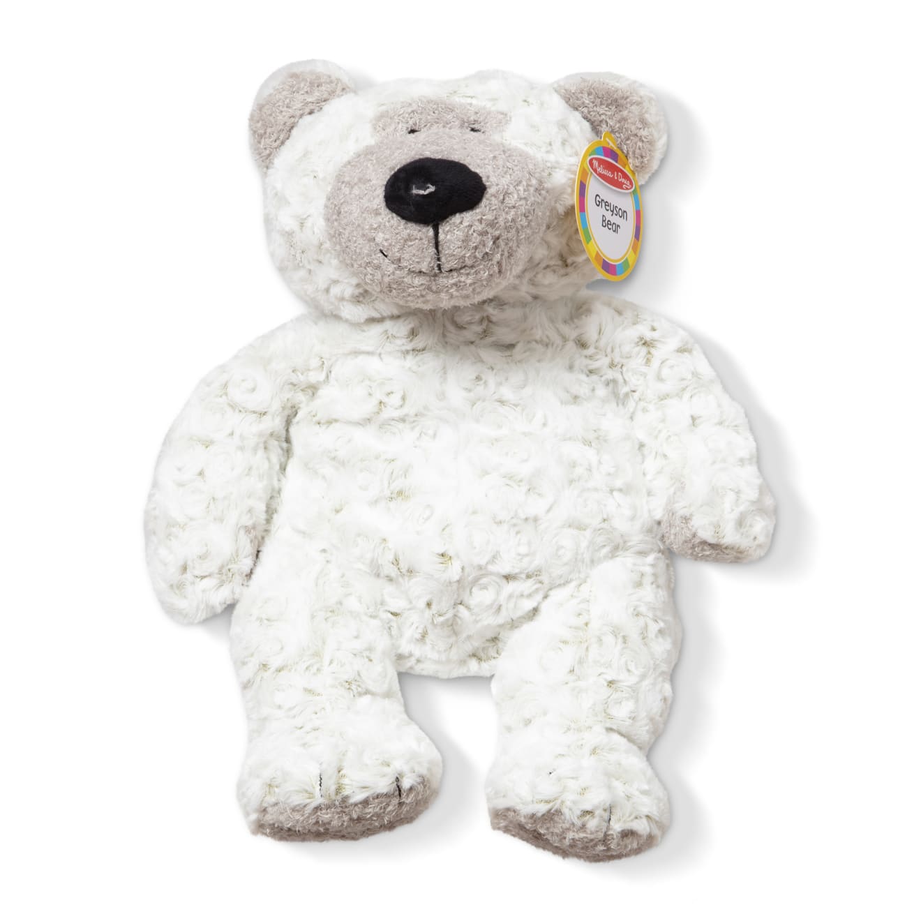 Melissa & Doug Greyson Bear Stuffed Animal - Image 3