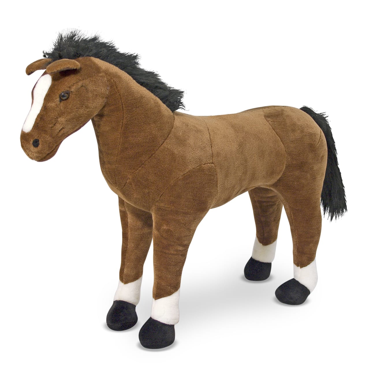 Melissa & Doug Horse Giant Stuffed Animal - Image 4