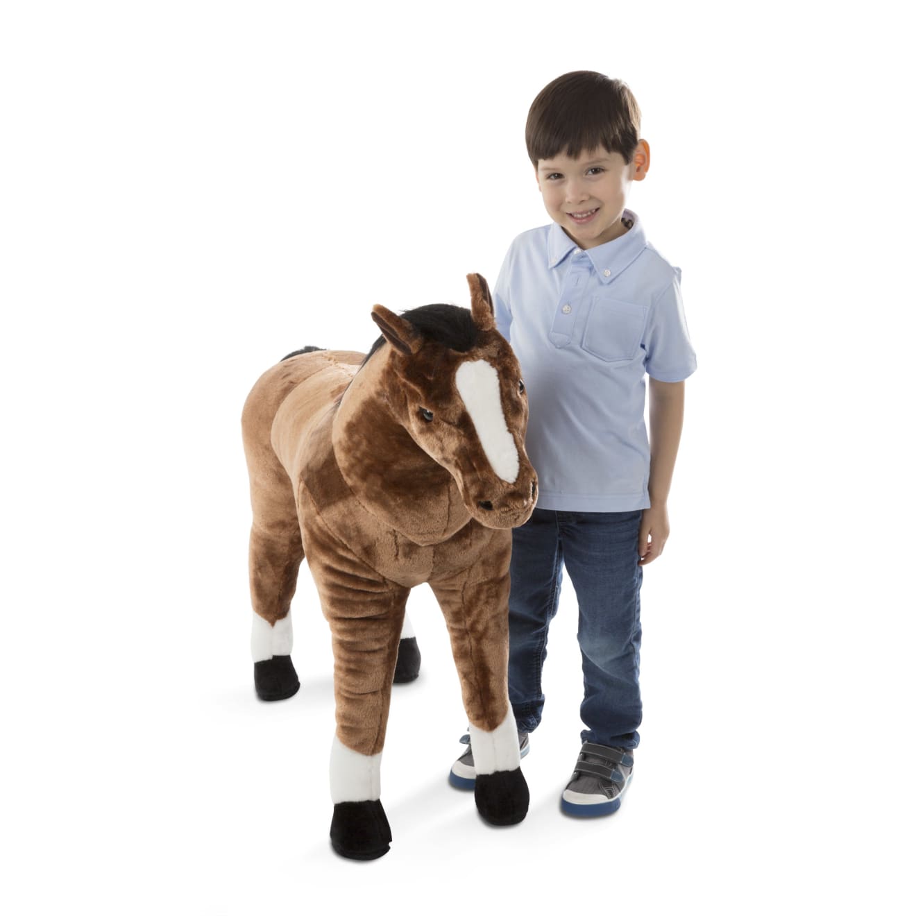 Melissa & Doug Horse Giant Stuffed Animal - Image 7