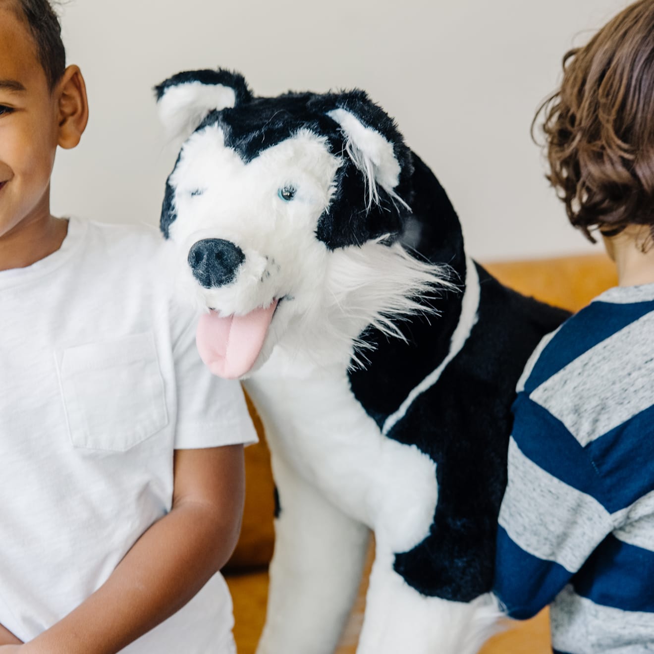 Melissa & Doug Husky Giant Stuffed Animal - Image 2