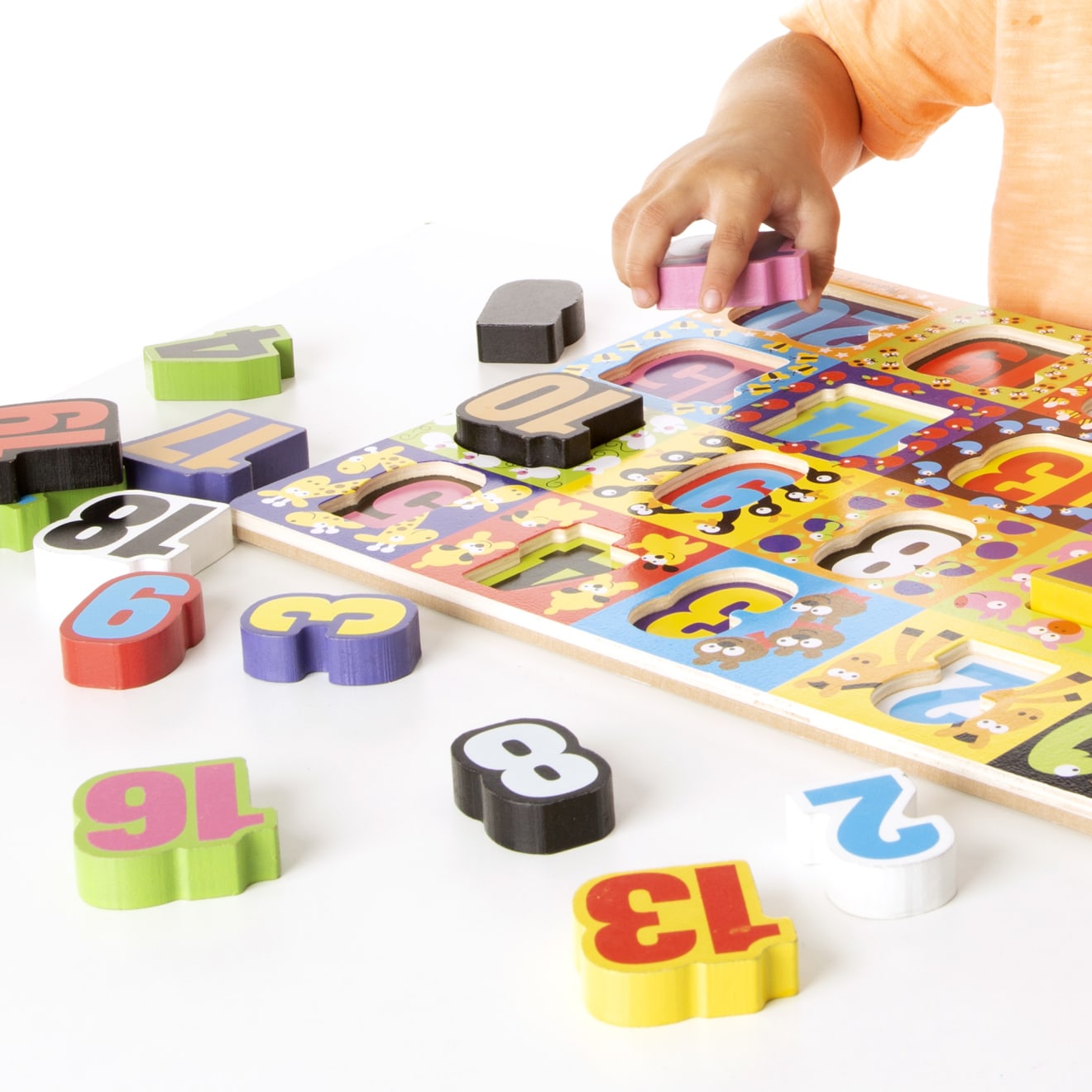 Melissa & Doug Jumbo Numbers Chunky Puzzle - Image 6